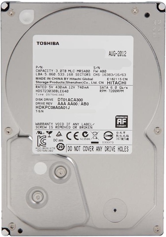 Toshiba DT01ACA300 3TB 7200RPM SATA III - CeX (UK): - Buy, Sell